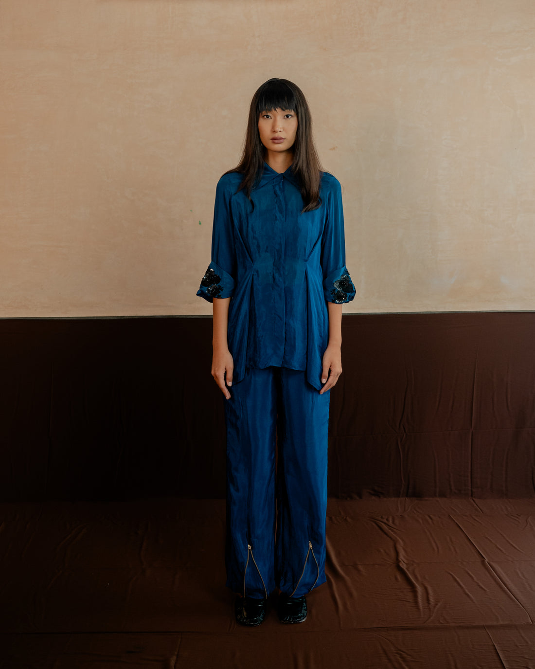 Embroidered Cuff Coord