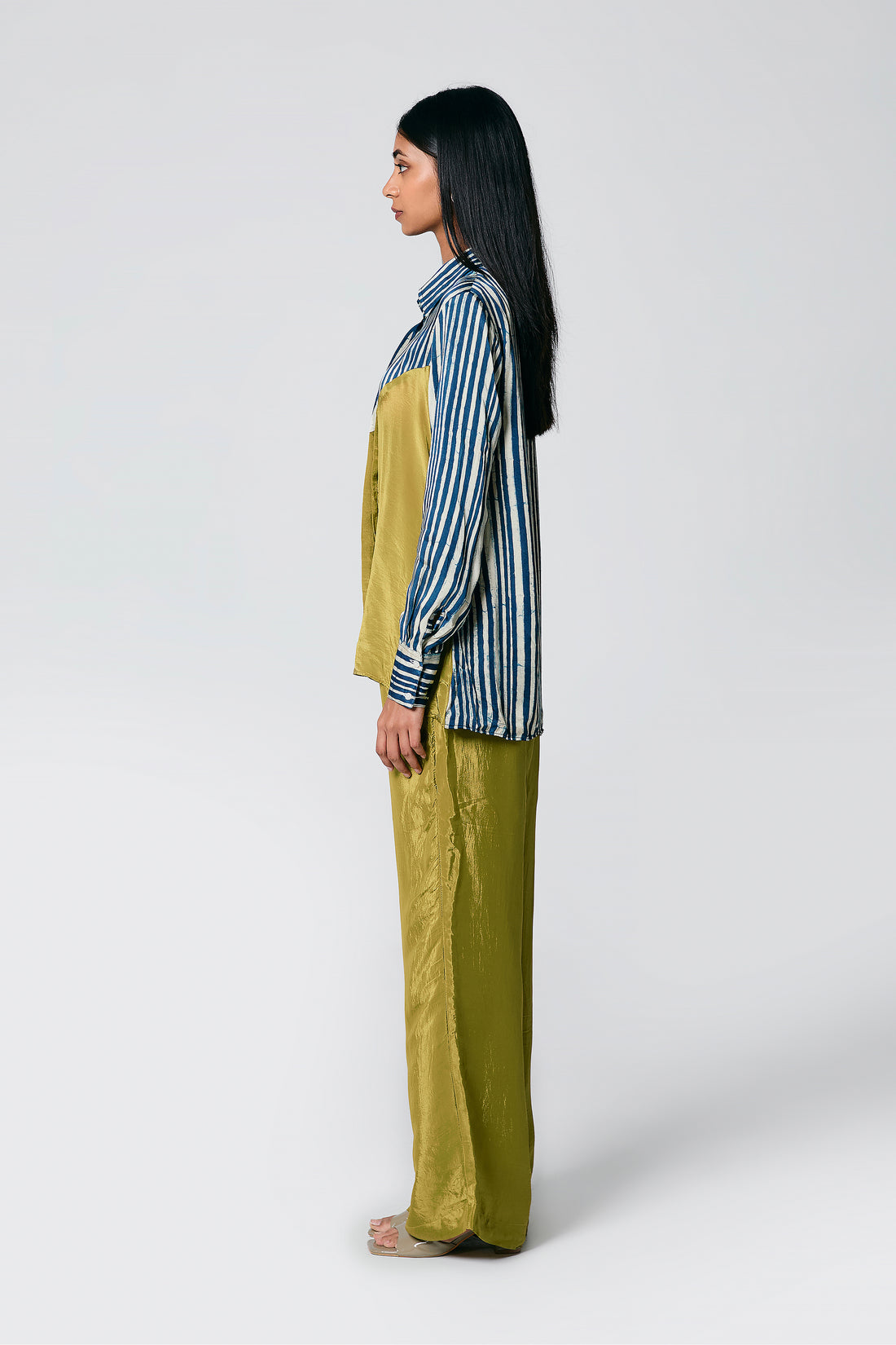 Diagonal shirt coord