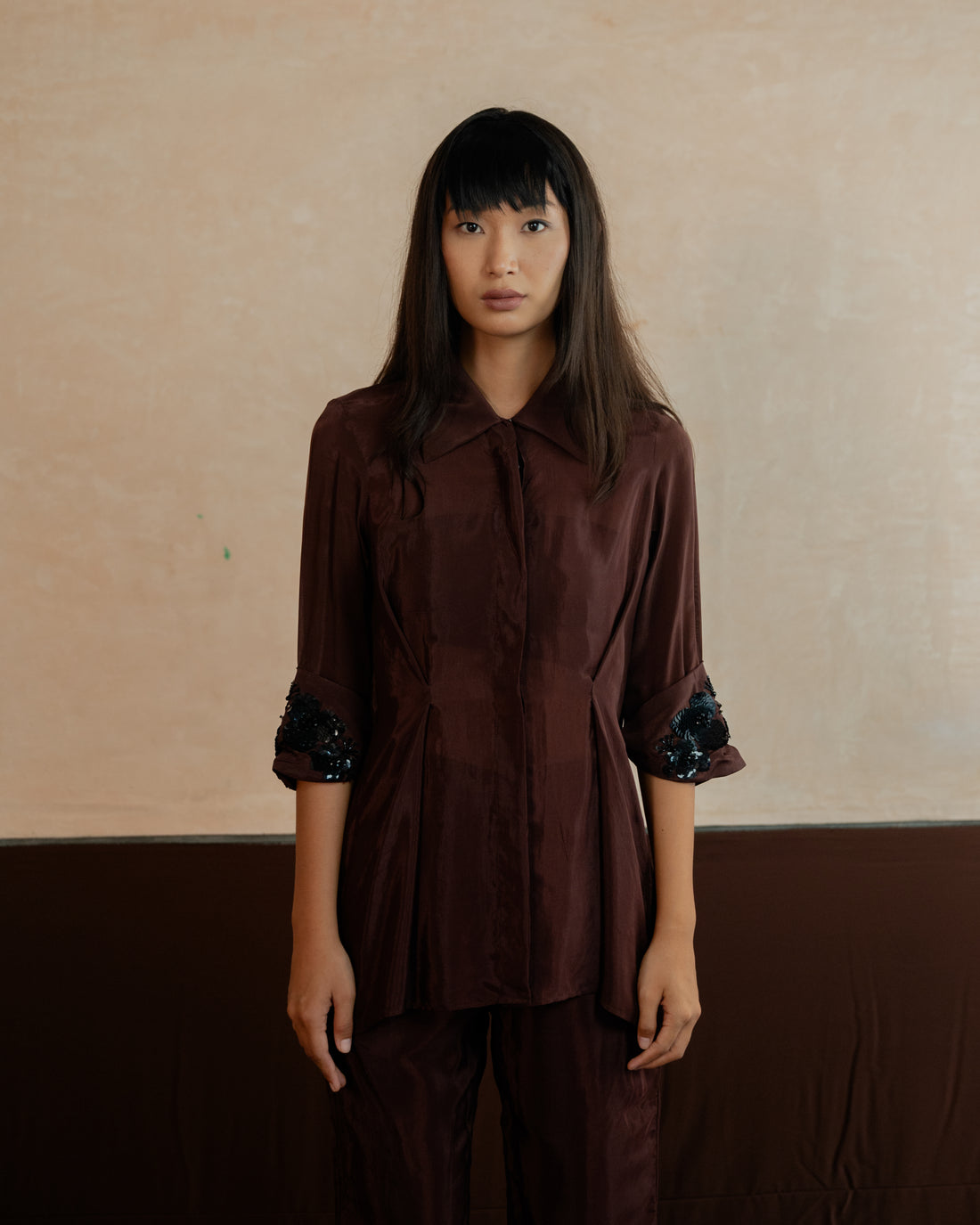 Embroidered Cuff Coord