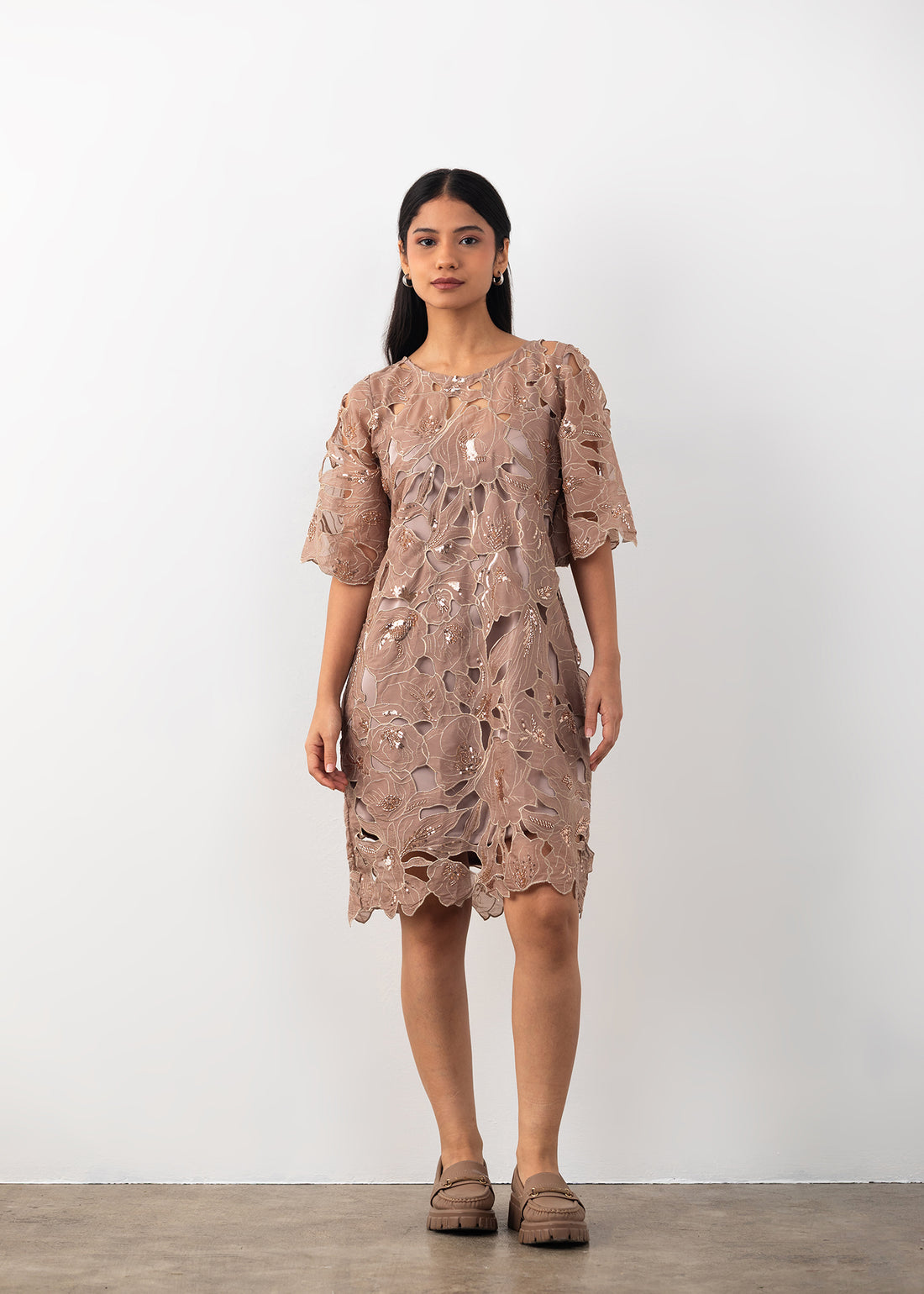 Cutwork Dress
