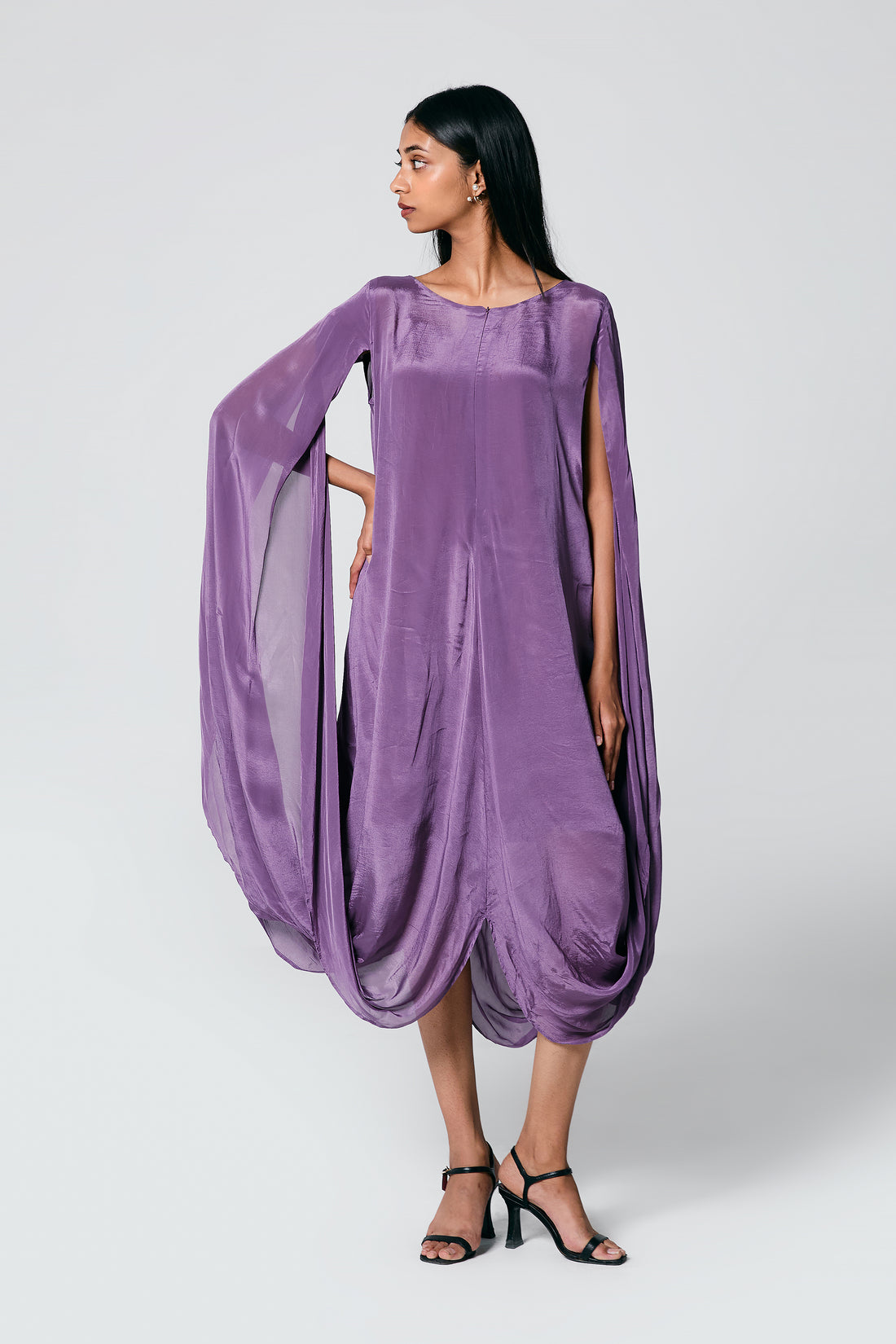 Double Cowl Dress