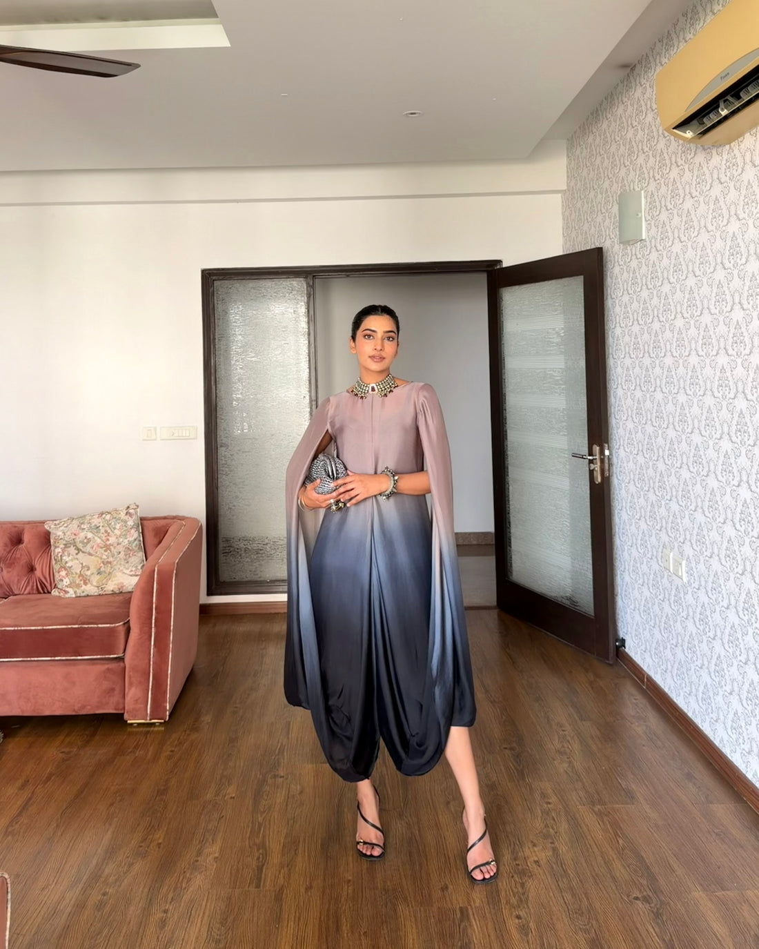Double Cowl Dress